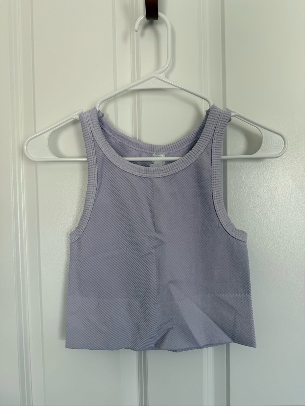 Nikibiki Light Lavender Ribbed Tank